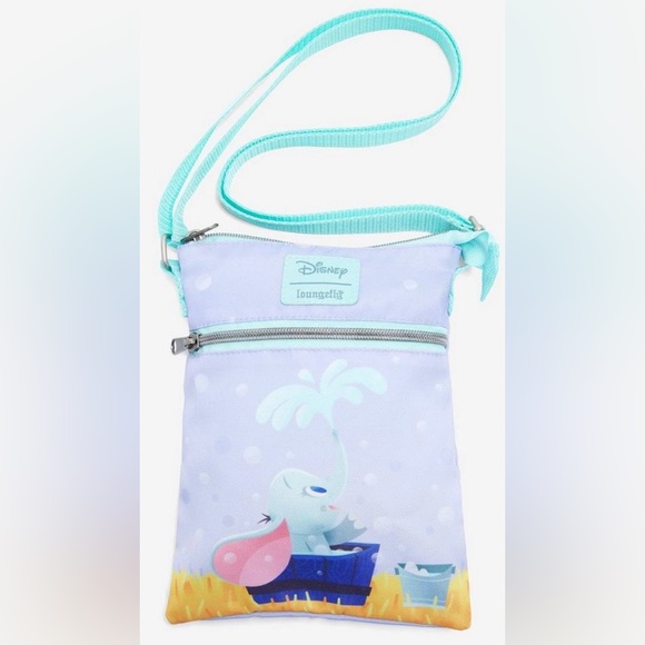 Loungefly Dumbo Bath Time Passport Crossbody Bag - Picture 8 of 8